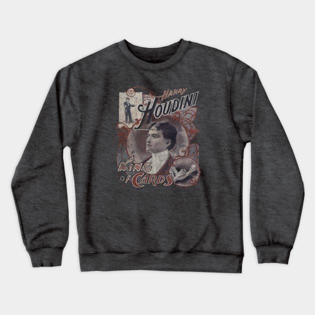 Harry Houdini Crewneck Sweatshirt by SpottydoggCreatives